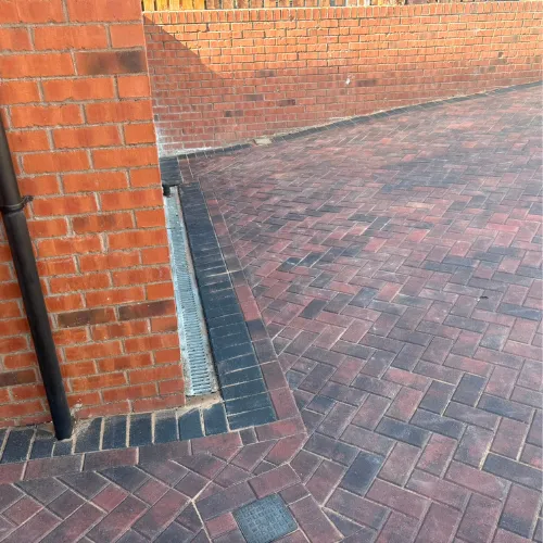 Brindle block paving driveway by Select Driveways & Paving in Sheffield